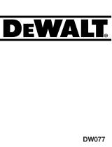 DeWalt DW077 Användarmanual