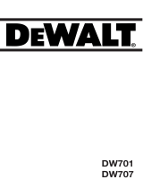 DeWalt DW701 Användarmanual