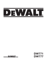 DeWalt DW771 Bruksanvisning