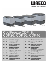 Waeco CoolFreeze CDF18, CDF26, CDF36, CDF46 Användarmanual