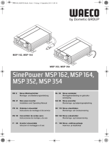 Waeco SinePower MSP 162, MSP 164, MSP 352, MSP 354 Bruksanvisningar