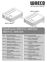 Dometic SinePower MSI212, MSI224, MSI412, MSI424 Bruksanvisning