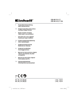 Einhell Expert Plus GE-HC 18 Li T Kit (1x3,0Ah) Bruksanvisning
