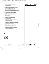 EINHELL RT-TS 2031 U Bruksanvisningar