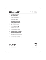 EINHELL TC-CD 18-2 Li (1x1,5Ah) Användarmanual