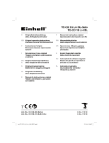 EINHELL TE-CD 18-2 Li-i Användarmanual
