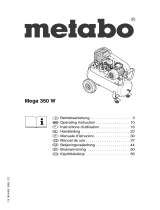 Metabo Mega 350 W Användarmanual