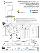 Ergotron StyleView® Vertical Lift, High Traffic Areas Användarguide