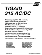 ESAB TIGAID 315 AC/DC Användarmanual