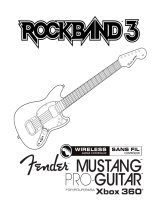 Mad Catz Rock Band 3 Wireless Fender Mustang XBOX360 Användarmanual