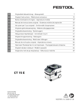 Festool CT 15 E Bruksanvisningar