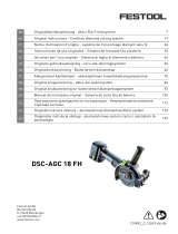 Festool DSC-AGC 18-125 FH EB-Basic Bruksanvisningar
