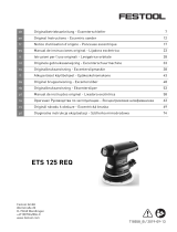 Festool ES-ETS 125 REQ-Plus Bruksanvisningar