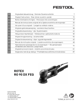 Festool RO 90 DX FEQ-Plus Bruksanvisningar
