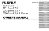 Fujifilm X-Pro1 60mm F2.4 Macro Lens Användarmanual