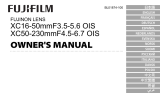 Fujifilm XC16-50mmF3.5-5.6 OIS Bruksanvisning