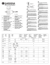 Gardena Micro Drip Master Unit 2000 Användarmanual