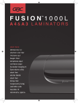 GBC Fusion 1000L A3 Användarmanual
