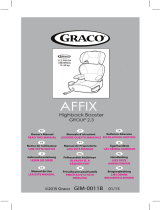 Graco Affix Group 2/3 Car Seat Användarmanual