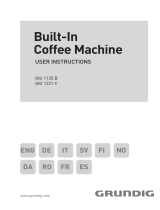 Grundig Built-in Compact Automated Coffee Machine Användarmanual