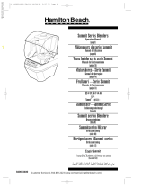 Hamilton Beach Summit Series Användarmanual