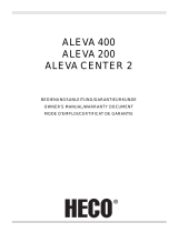 Heco Aleva 400 TC Bruksanvisning