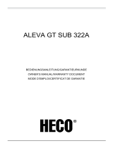 Heco Aleva GT Sub 322 A Användarmanual