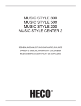 Heco Music Style 1000 Bruksanvisning