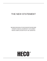 Heco The New Statement Bruksanvisning