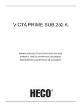 Heco Victa Prime Sub 252 Användarmanual