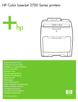 HP (Hewlett-Packard) Color LaserJet 2700 Series printers 2700 Series Användarmanual