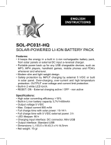 HQ SOL-PC011 Användarmanual