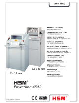 HSM Classic 450.2 2x15mm Bruksanvisningar