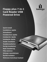Iomega FLOPPY PLUS 7-IN-1 CARD READER USB POWERED DRIVE Användarmanual