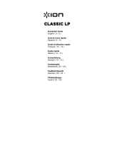 ION Audio CLASSIC LP Användarmanual