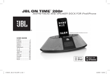 JBL On Time 200P Användarguide