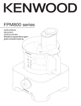 Kenwood FPM810 Multipro Sense Food Processor Bruksanvisning