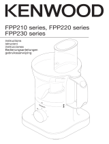 Kenwood FPP220 series Bruksanvisning