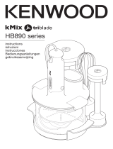 Kenwood kMix triblade HB890 series Bruksanvisning