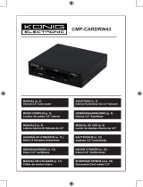 Konig Electronic CMP-CARDRW43 Användarmanual
