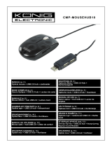 König CMP-MOUSEHUB10 Användarmanual