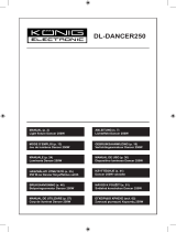 Konig Electronic DL-DANCER250 Användarmanual