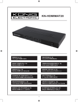König KN-HDMIMAT20 Specifikation