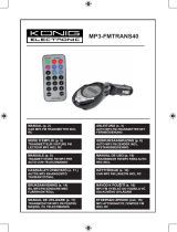 König MP3-FMTRANS40 Specifikation
