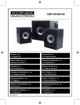 König Speaker Set 2.1 Specifikation