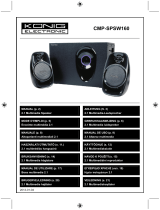 König Speaker Set 2.1 Specifikation