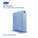 LaCie D2 QUADRA HARD DRIVE Användarmanual