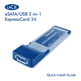 LaCie eSATA/USB Card Installationsguide