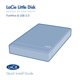 LaCie Little Disk, 500GB Användarmanual