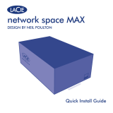LaCie Network Space MAX 6TB Användarmanual